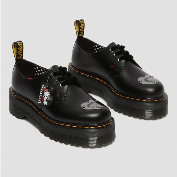 Shoes - Dr. Martens 1461 BETTY BOOP LEATHER PLATFORM SHOES